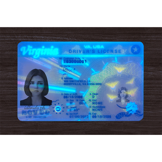 Virginia (VA) ID(2025 Version)